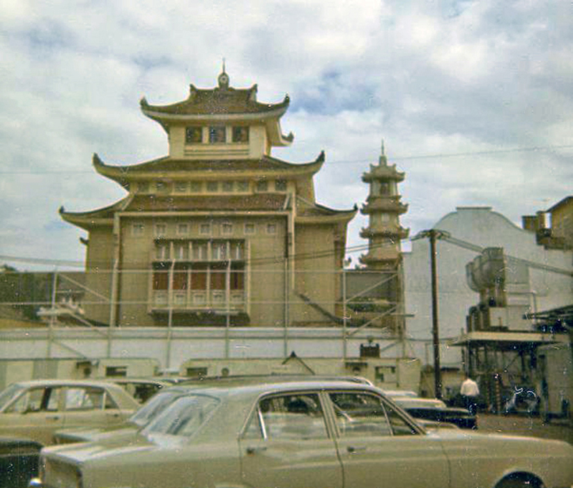 Ngôi chùa đầu tiên xây theo lối kiến trúc mới của Sài Gòn